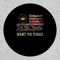 Patriotic Politics Protest No Kings In America Patch