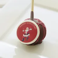 Dancing Santa | Merry Christmas Red Cake Pops