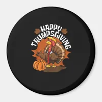 Happy Trumpsgiving Funny Thanksgiving Trumpkin Usa Magnet