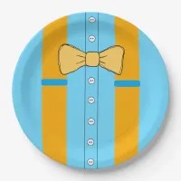 Suspenders and Bow Ties Boy's Birthday Party Paper Plates