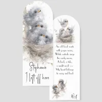 Cute Baby Birds Illustration Bookmarks