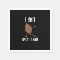 I Yam What I Yam Trendy Basic Napkins