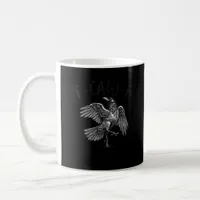 Crow, F-Caw-F Funny Bird Retro Graphic Coffee Mug