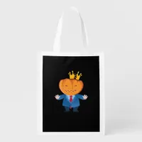 No Kings - Trumpkin Pumpkin Classic Grocery Bag