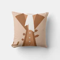 Franklin Colonial Style Revolutionary Outfit Throw Pillow