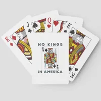No Kings In America We The People Political Creati Poker Cards