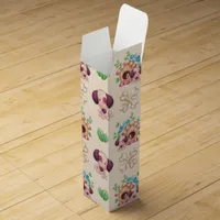 Adorable Dog Pattern  Wine Box