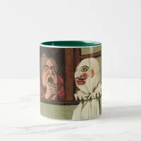 Vintage Halloween Pranksters Two-Tone Coffee Mug