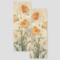 Narcissus December Birth Month Flower Two-sided Bookmarks