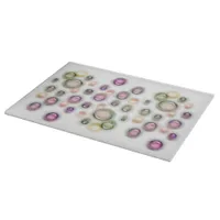 Cutting Board - Bubbles in Pastel Hues