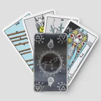 Dark Zodiac Tarot: Leo Black & Silver Tarot Cards