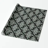 Black, Green and White Celtic Gift Wrap