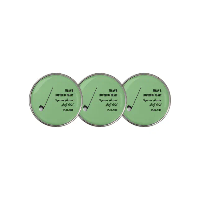 Golf Bachelor Party - Golfing trip Classic Stylish Golf Ball Marker