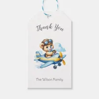 Personalized Flying Teddy Bear Gift Tags