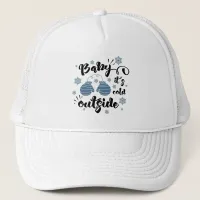 Fun Typography Christmas Trucker Hat