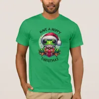 Have a Hoppy Christmas | Frog Pun T-Shirt