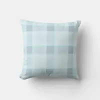 Checked Fabric Throw Pillow