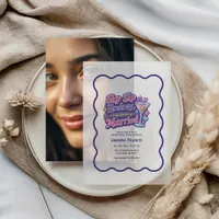 Sip Sip Hooray I'm Getting Married Y2K Bach Party Vellum Invitations