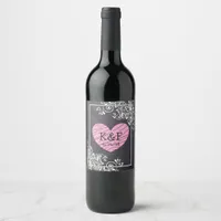 Personalized Chalkboard Wine Bottle Lables Wine Label