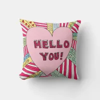 Hello you colorful cushion modern trend Pillow