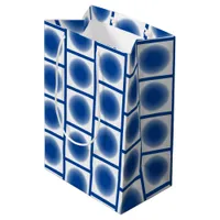 Gift Bag - Blue Dots in Frames