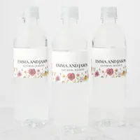 Wildflower Water Bottle Label