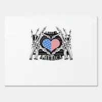 America Skeleton Hands Sign