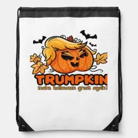 Trumpkin - Make Halloween Great Again! - Funny Hal Drawstring Bag