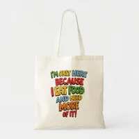 Funny Foodie Gift, Supermarket shopping, humour  Tote Bag