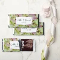 Almost Pink Hydrangea Flowers Wedding Hershey Bar Favors
