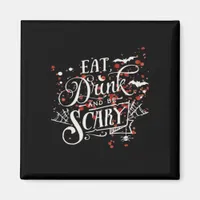 Savage Halloween Spooky Aesthetic Graphic Style Magnet