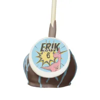 Roar-some Dino Birthday Party Cartoon Dinosaur Cake Pops