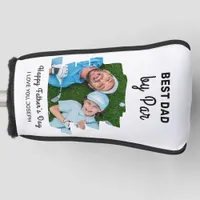 Best Dad By Par Custom Photo Happy Father's Day  Golf Head Cover