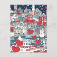 Found my Love in Basel Switzerland Valentine's Day Postcard