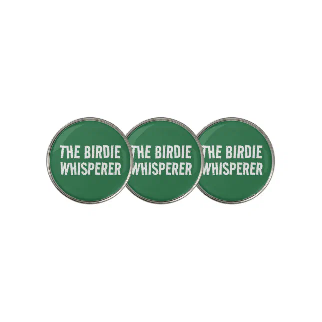 The Birdie Whisperer Golf Ball Marker