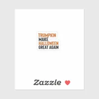 Halloween Trumpkin – Make Halloween Great Again Fu Sticker
