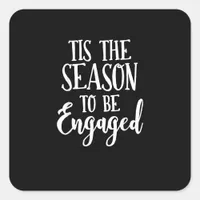 Tis Season To Celebration Lightweight  Square Sticker