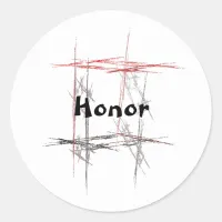 Martial Arts Honor Stickers