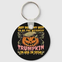 Just Doing My  To  Weirdest Trumpkin Usa Classic Keychain