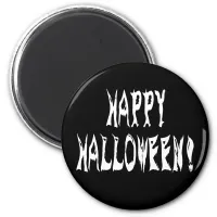 Ghost Halloween Text Magnet