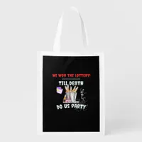 We The Lottery - Till Death Do Us Party Grocery Bag