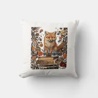 Cottagecore Aesthetic With Book Cute Goblincore Mi Throw Pillow