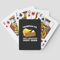 Funny Shirt Trumpkin Pie Make Thanksgiving Great A Poker Cards