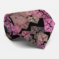 Cool stained glass window - fractal art   neck tie