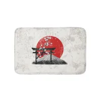 Flag and Symbols of Japan ID153 Bath Mat
