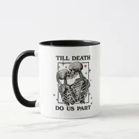 Till Death Do Us Part Classic – Skeleton Slogan Mug