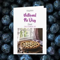 Happy National Pie Day | Dec 1st Card