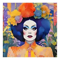 Gorgeous Drag Queen Acrylic Print