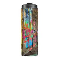 Street Art Abandoned Building Graffiti Thermal Tumbler