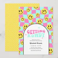 Getting Rowdy Retro Y2K Bachelorette Party Invitation